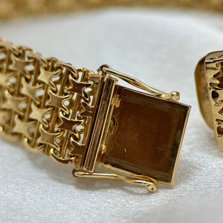 18K X-länk armband 1963, 32.4g