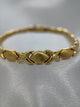 18K Fantasy Design Bracelet – Rose Gold, 12.1g, 18.5 cm