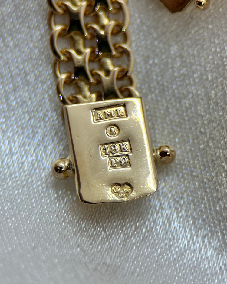 18K X-länk halsband 1965 - 40cm