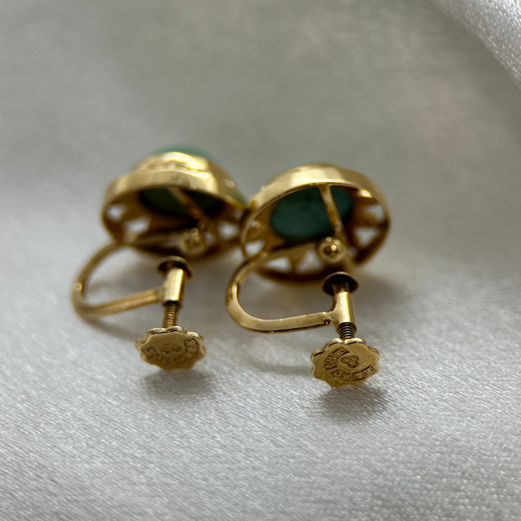 18K Turkos Örhängen från K & EC