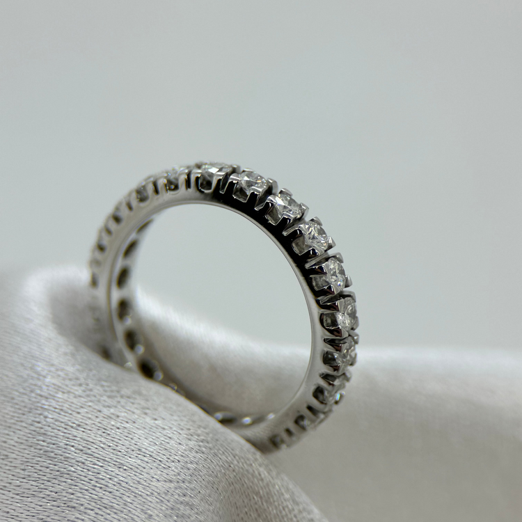 18K Alliansring TWVVS, 1.14ct