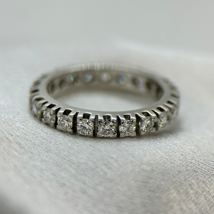 18K Alliansring TWVVS, 1.14ct