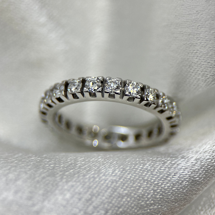 18K Alliansring TWVVS, 1.14ct