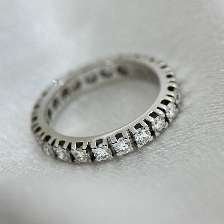 18K Alliansring TWVVS, 1.14ct