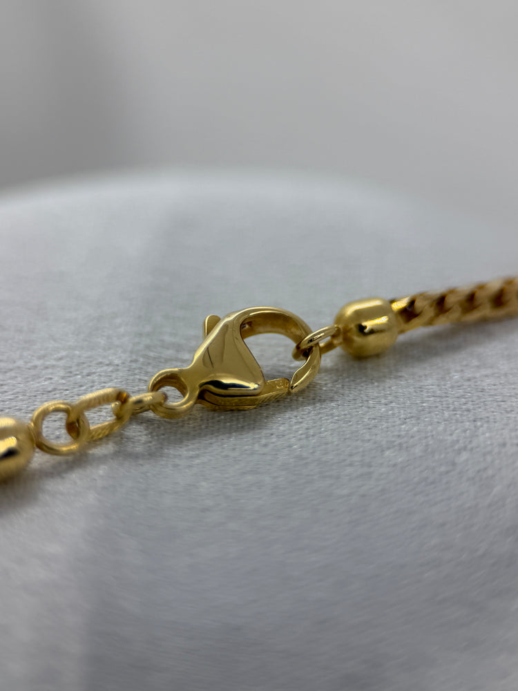 18K Franco Chain Necklace – 18.4g, 42.5 cm