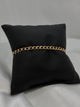 18K Pansarlänk armband – 6.1g, 18 cm