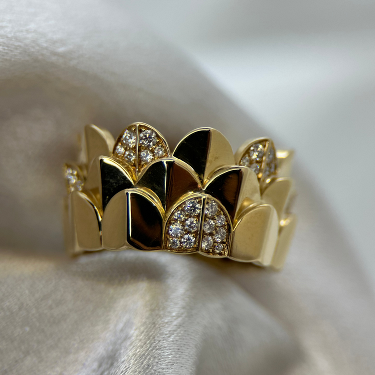 FRED Ring med Diamanter - Storlek 53