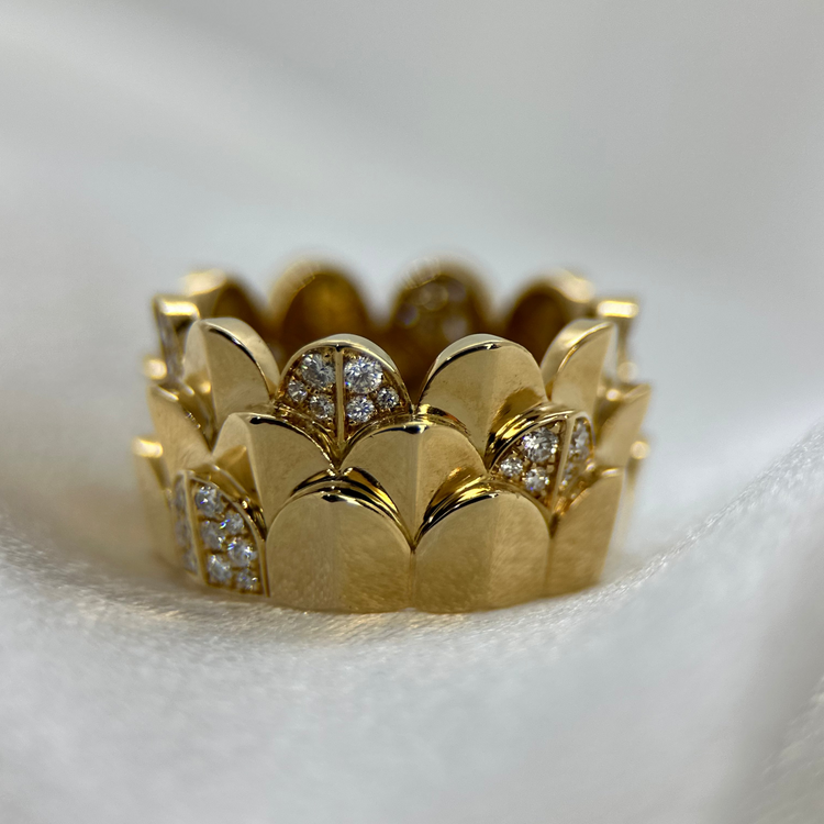 FRED Ring med Diamanter - Storlek 53