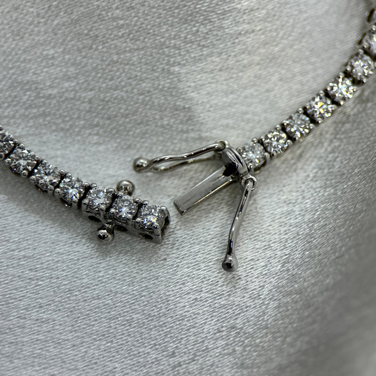 18K Tennisarmband 4.2ct, F-G/SI, 19cm, 9.9g