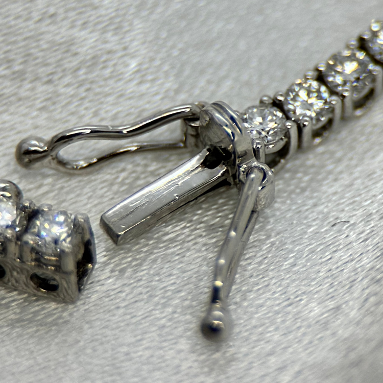 18K Tennisarmband 4.2ct, F-G/SI, 19cm, 9.9g