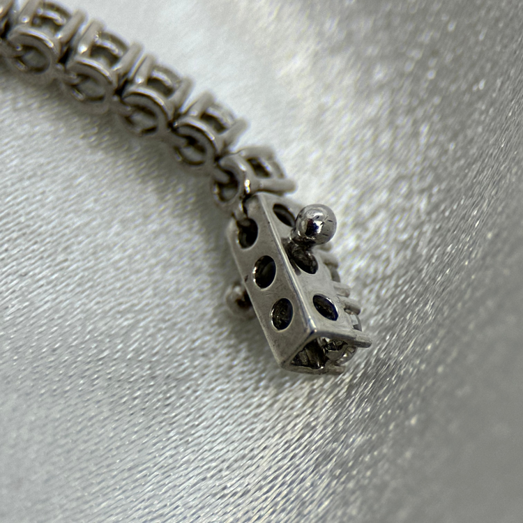 18K Tennisarmband 4.2ct, F-G/SI, 19cm, 9.9g