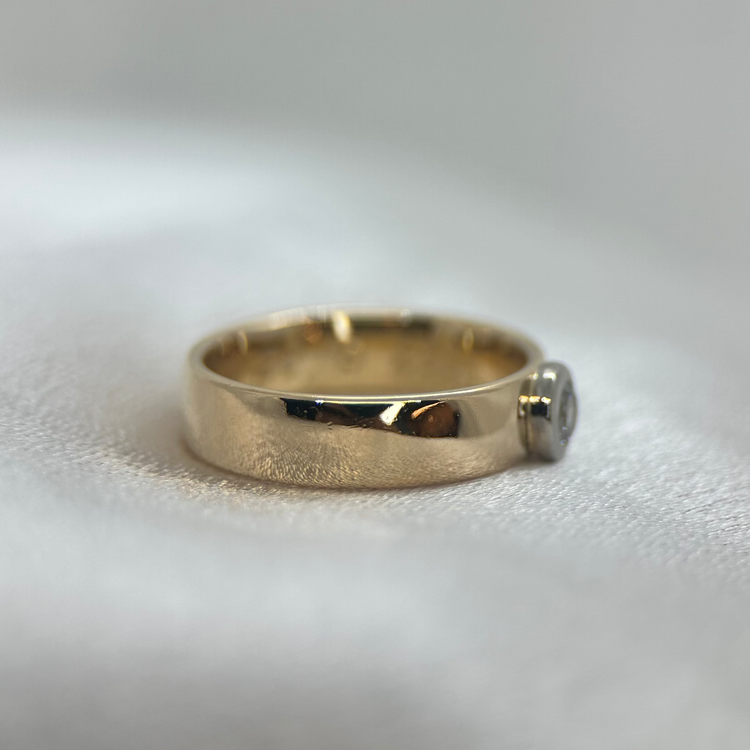 18K Solitärring, 0.20ct, Storlek 54