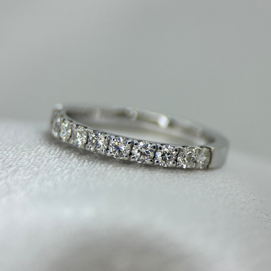 18K Halvalliansring, 0.55ct storlek 52½