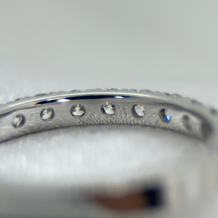 18K Halvalliansring, 0.55ct storlek 52½