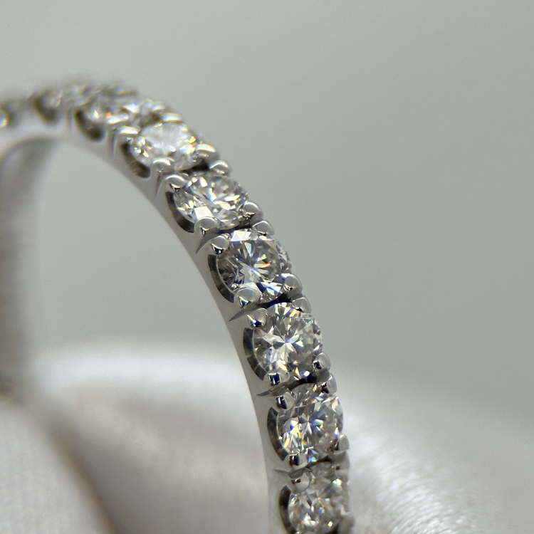 18K Halvalliansring, 0.55ct storlek 52½