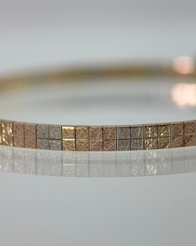 Armband i 14K Trefärgat Guld