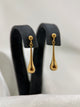 18K Gold Drop Earrings – 2.3 cm, 1.0 g