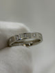 Platina Diamantring – 12 briljanter, ca 0.24 ct, Storlek 50