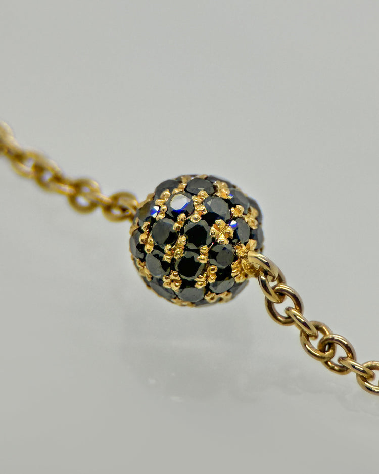 Akoyapärla & Diamanthalsband i 18K Guld