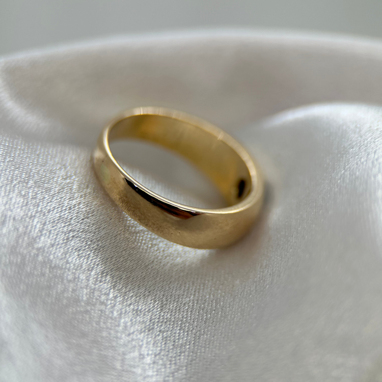 18K Safirring - ringstorlek 61