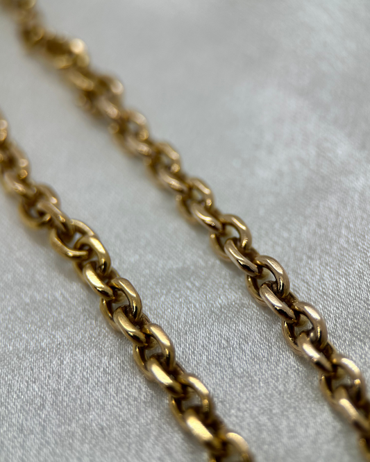 18K Ankarlänk Halsband - 69,3 g 1986