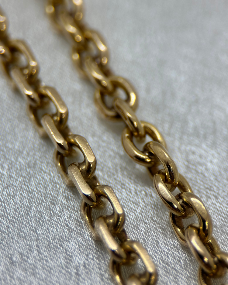 18K Ankarlänk Halsband - 69,3 g 1986