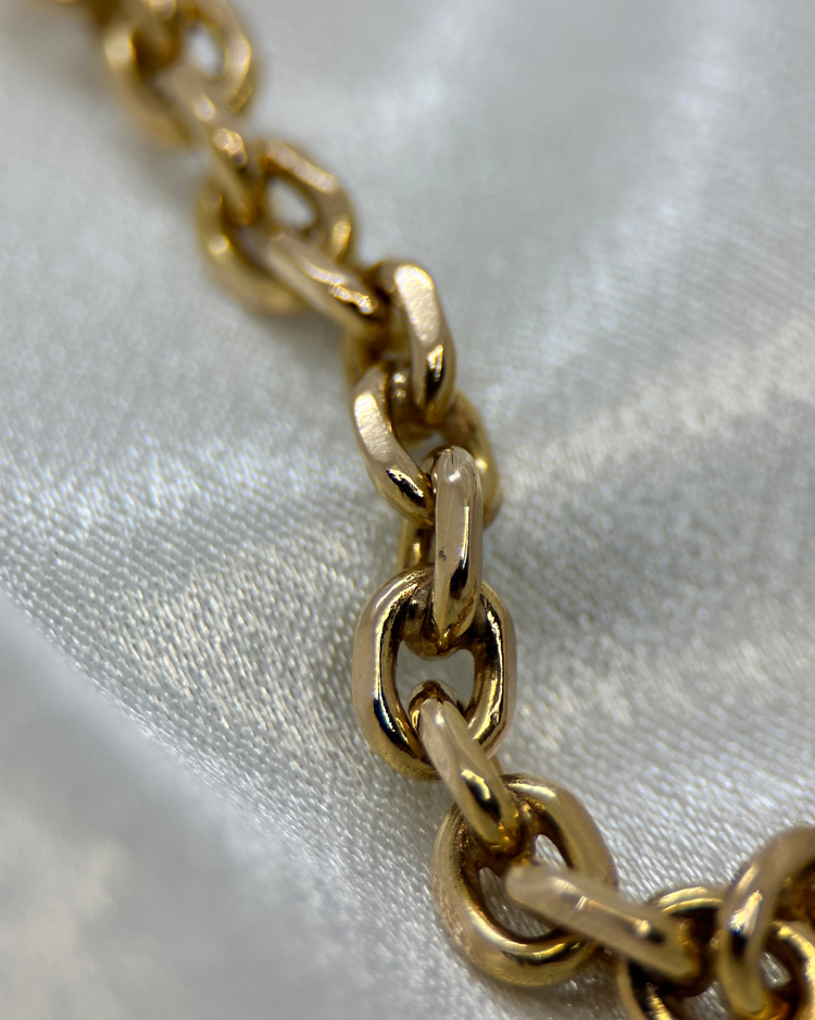 18K Ankarlänk Halsband - 69,3 g 1986