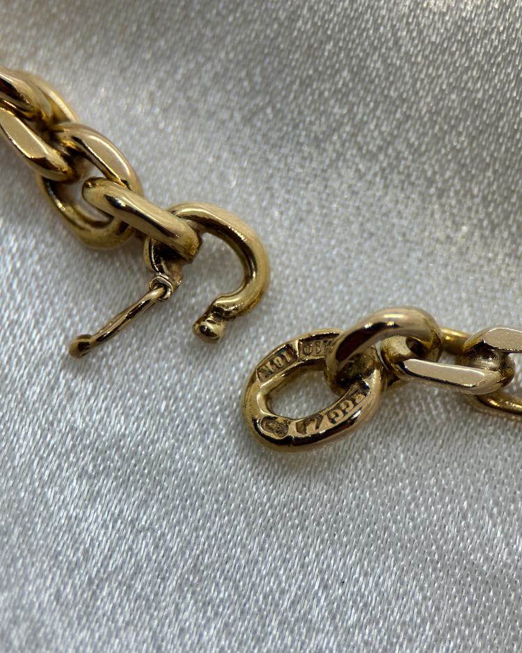 18K Ankarlänk Halsband - 69,3 g 1986