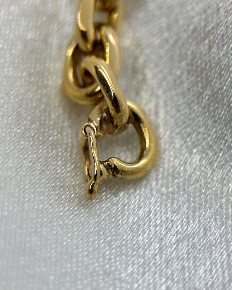 18K Ankarlänk Halsband - 69,3 g 1986