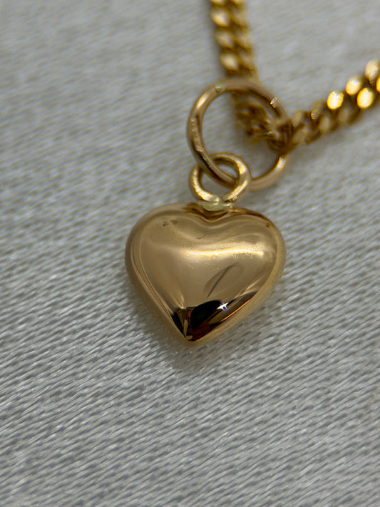 18K Heart Pendant – 1.2 cm