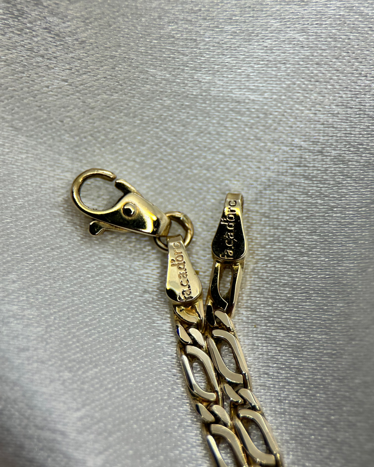 14K Fantasilänk Halskedja - 11,7 g 51 cm