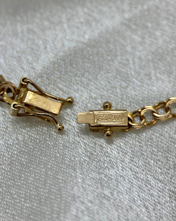 18K Bismarck Halskedja - 11,2 g 51 cm