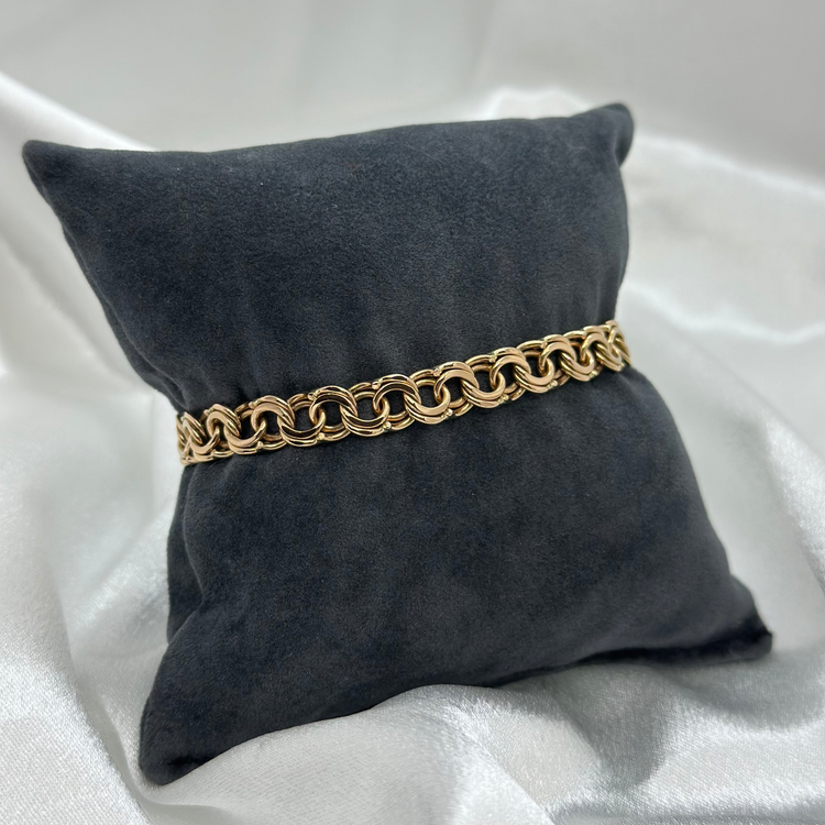 18K Bismarckarmband - 21,8 g 19 cm