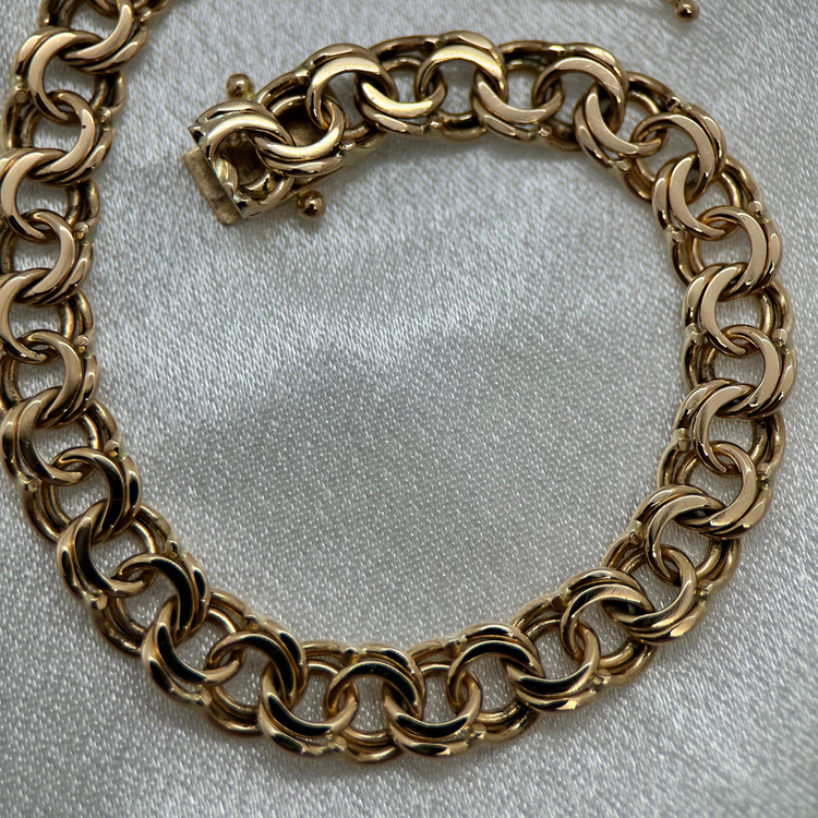 18K Bismarckarmband - 21,8 g 19 cm