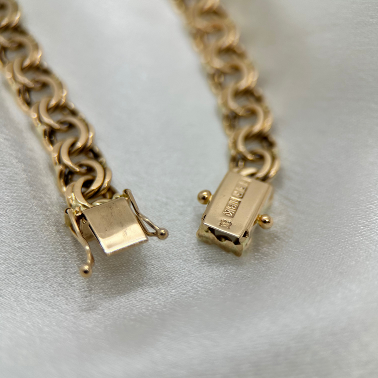 18K Bismarckarmband - 21,8 g 19 cm