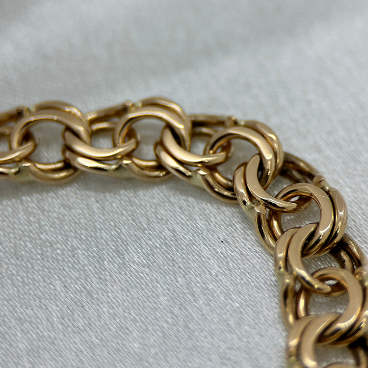 18K Bismarckarmband - 21,8 g 19 cm