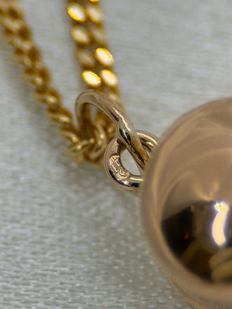 18K Guldberlock – Visselpipa, 2.3 cm