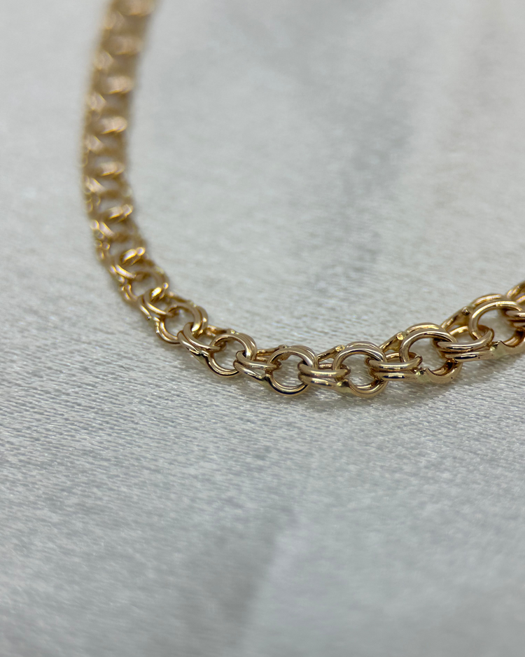 18K Bismarck Halskedja - 5.3 g 42 cm