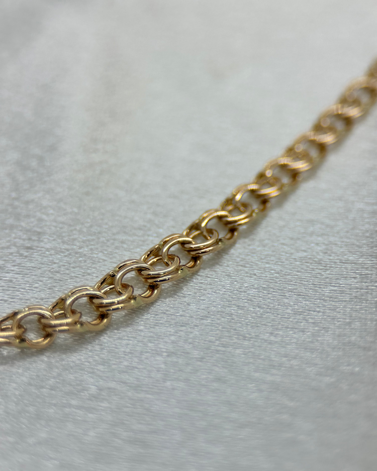 18K Bismarck Halskedja - 5.3 g 42 cm