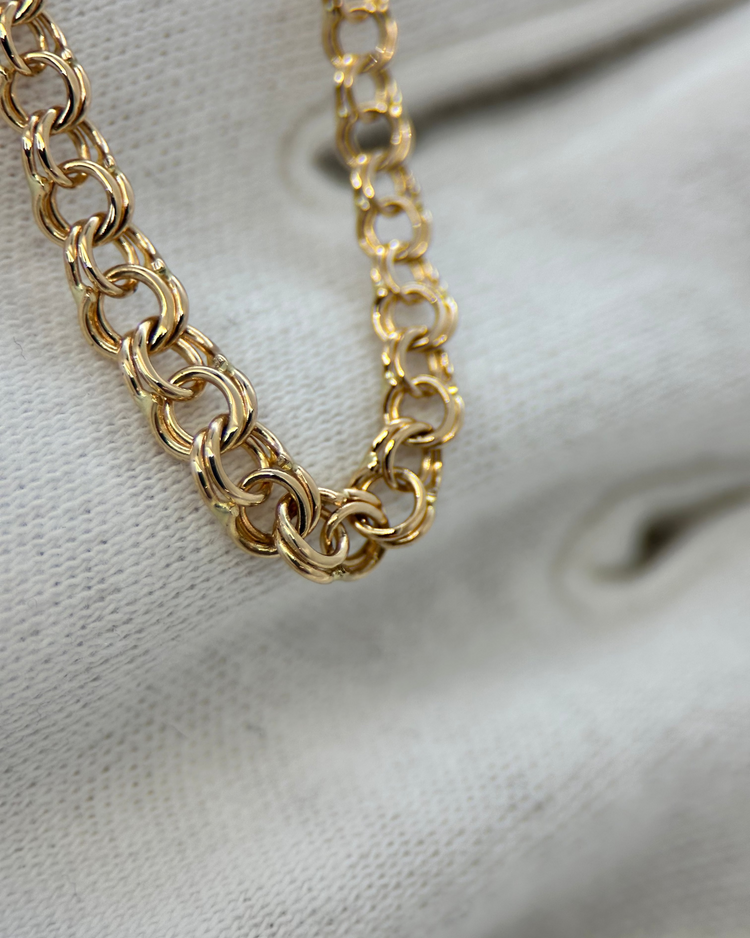 18K Bismarck Halskedja - 5.3 g 42 cm