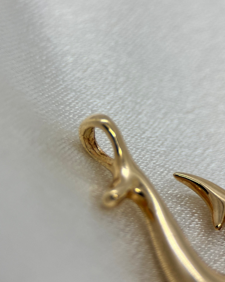 18K fiskkrokshänge - 7,2 g