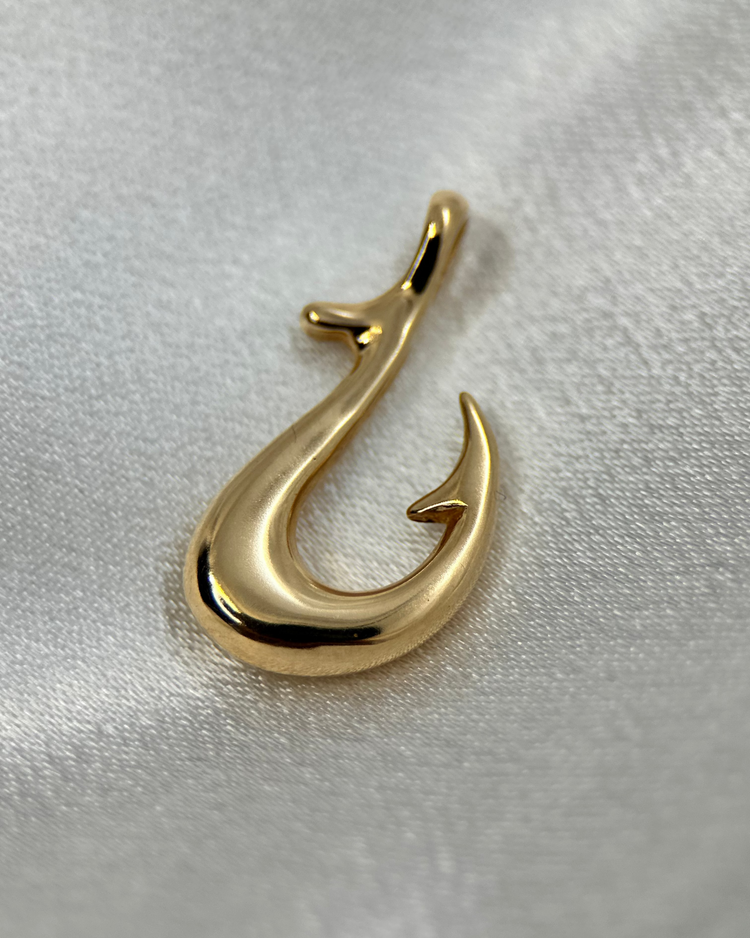 18K fiskkrokshänge - 7,2 g