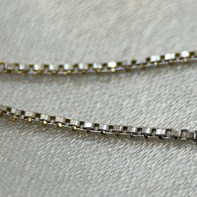 18K Diamanthänge med Kedja – 0,30 ct 43 cm