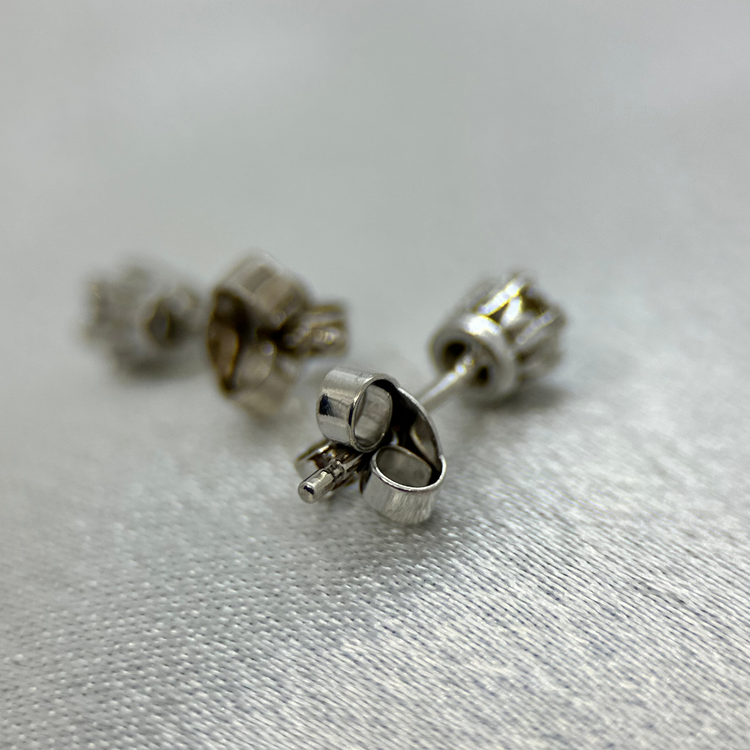 18K Diamant örhängen - 0,34 ct WVS