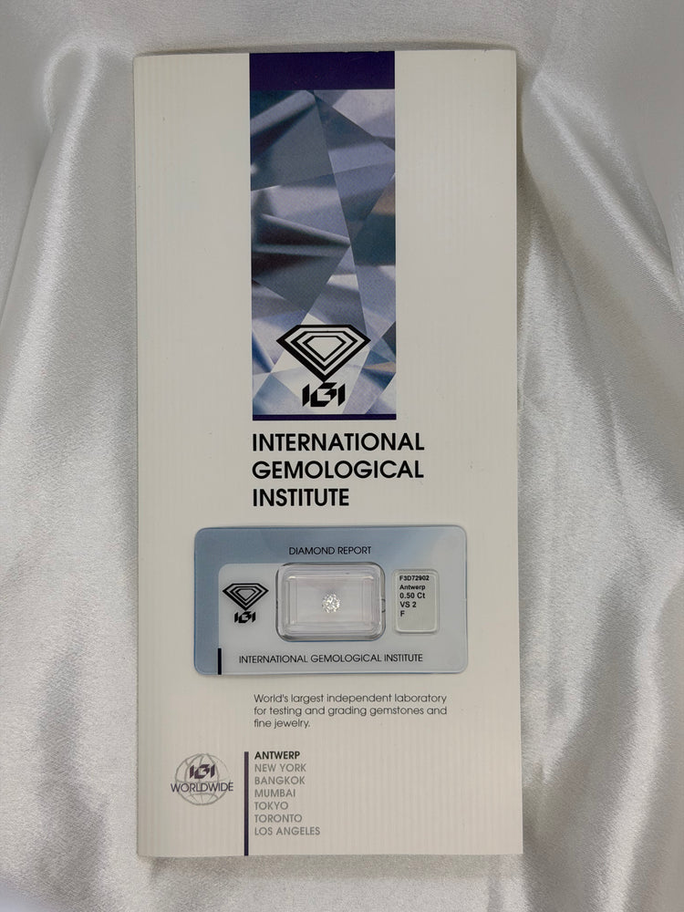 IGI 0.50 ct F VS2