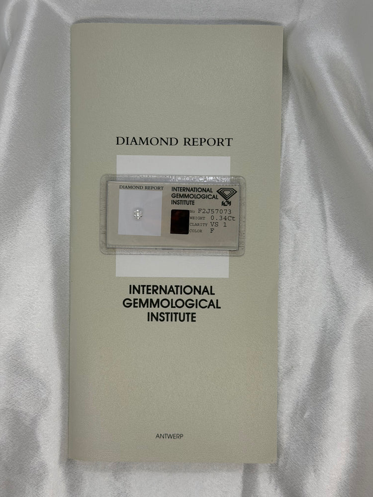 IGI 0.34 ct F VS1