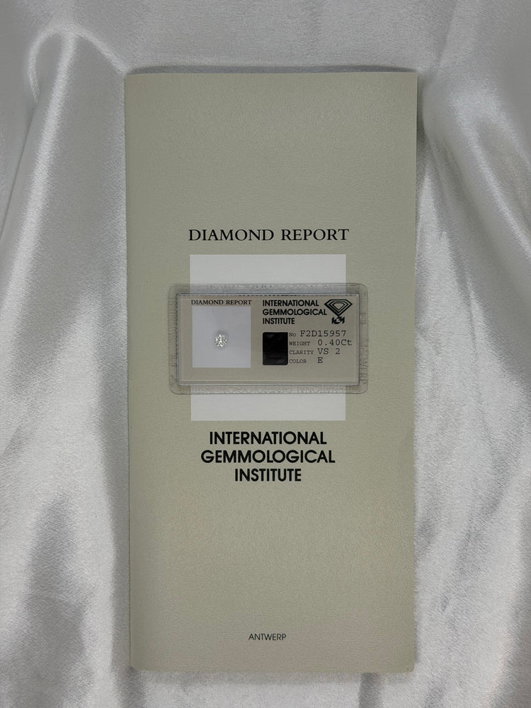 IGI 0.40 ct E VS2