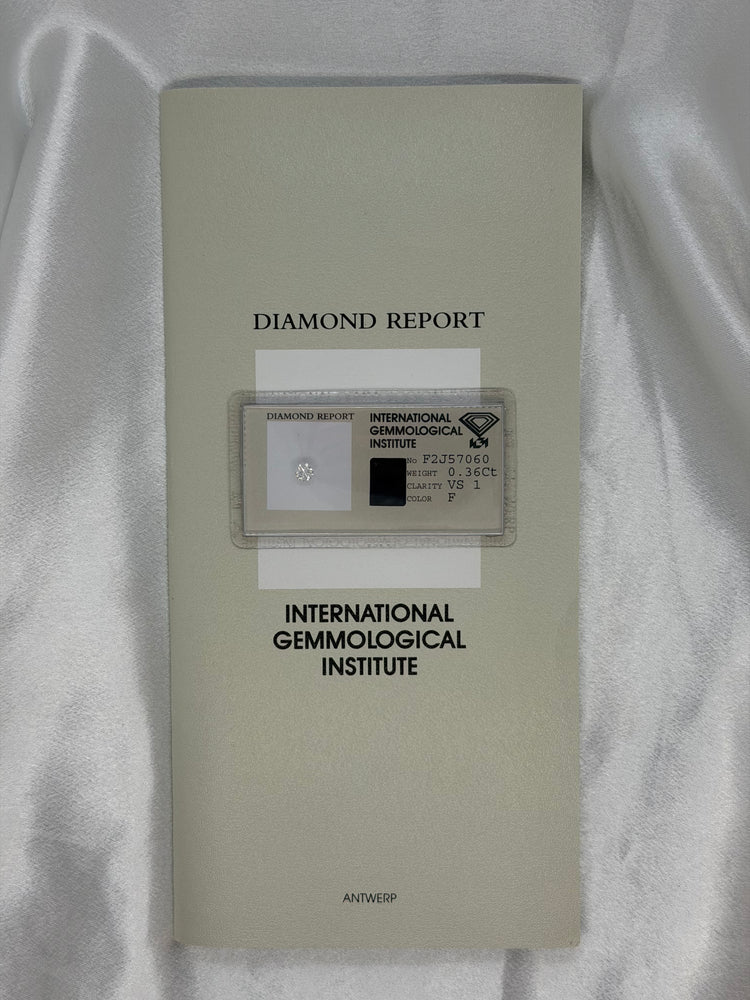 IGI 0.36 ct F VS1
