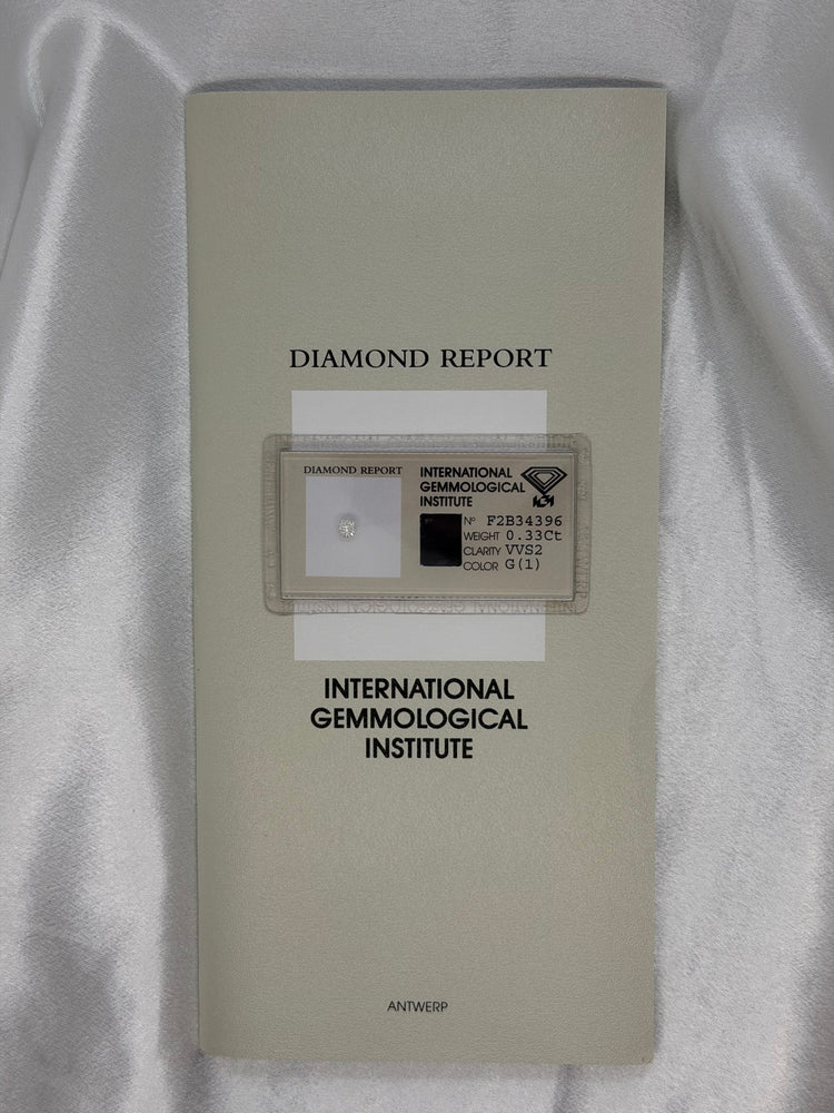 IGI 0.33 ct G VVS2