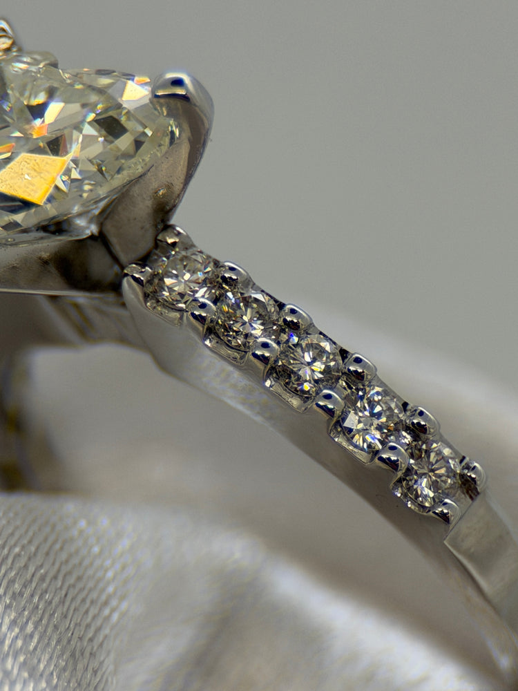 18K Hjärtslipad Diamantring – 1,02 ct Storlek 54